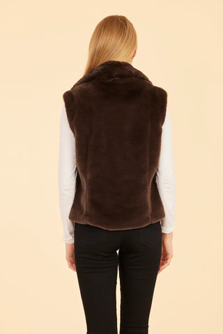 Plush Notch Vest