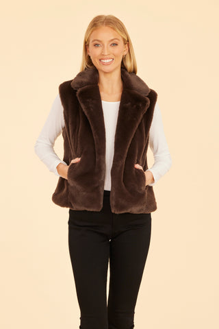 Plush Notch Vest
