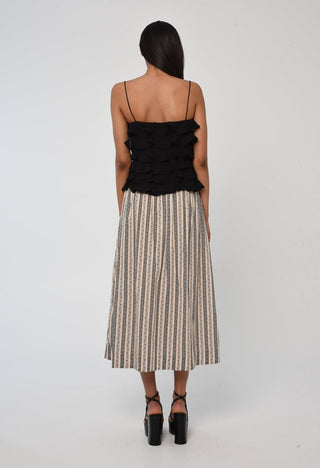 Karina Skirt Clara Stripe Print