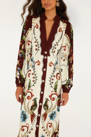 Millena Winter White Maxi - S