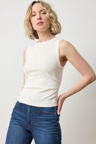 Rub Slub Sid Pleat Tank