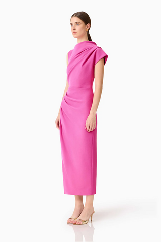 Chantal Asymmetrical Midi Dress