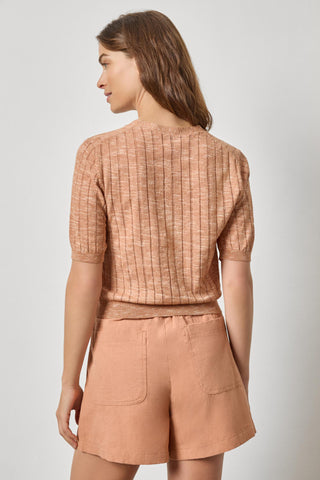 Open Stitch V-Neck Cardigan