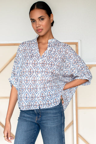 Mandarin Collar Top 2025