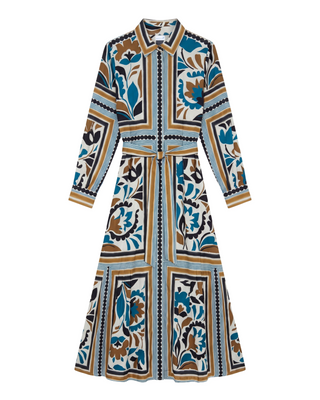 Rowan Dress Stained Glass Floral