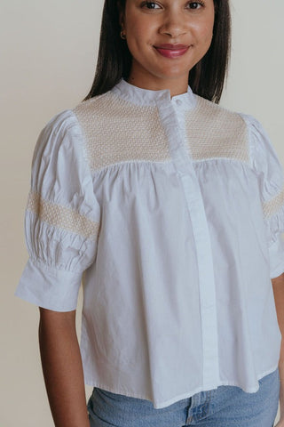 Sutton Blouse White WBS