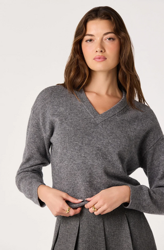 Bowie Sweater Heather Grey