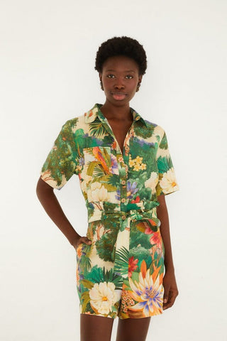 Oriental Garden Multi Romper