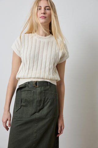 Novelty Stitch Wedge Sweater