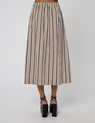 Karina Skirt Clara Stripe Print