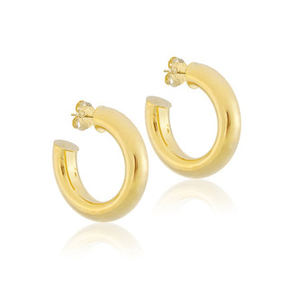 Small chantal hoops - Shiny gold