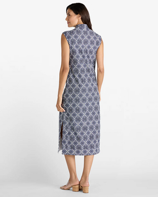 Kristen Maxi Tribal Medallion Navy