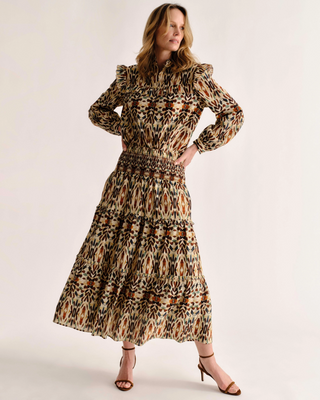 Piper Ls Top Kaleidoscope Print