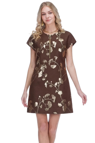 Zipper shift dress
