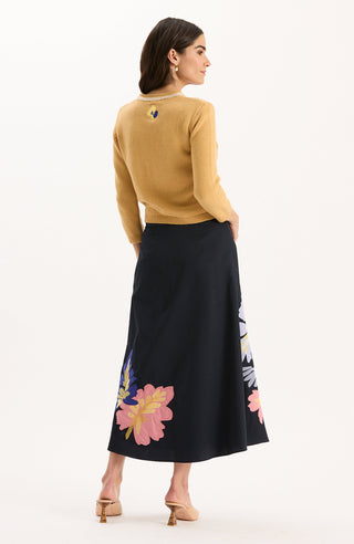 VALENTINA APPLIQUE SKIRT