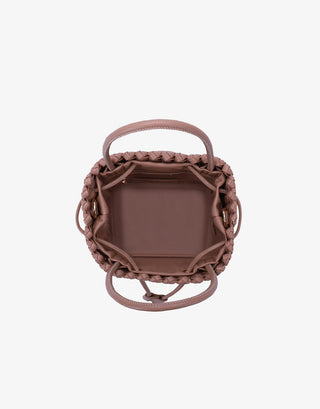 Perrie Bucket Mini Woven Square Tote
