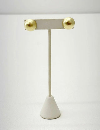 Small Soulfull Studs Brushed 18K Plated