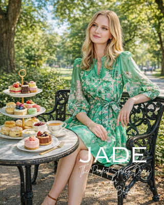 Stand Collar A-line Dress
