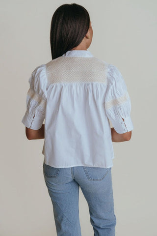 Sutton Blouse White WBS