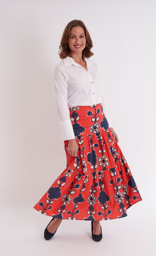 Samana Skirt Serendipity Crimson