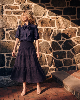 Peggy Blouse Midnight Blue