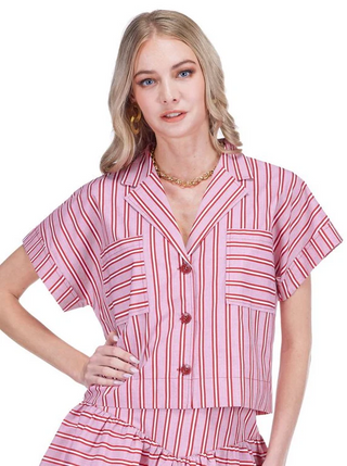 Pocket Crop Blouse