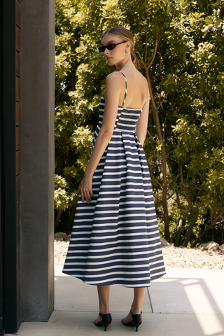 Striped Midi Dress
