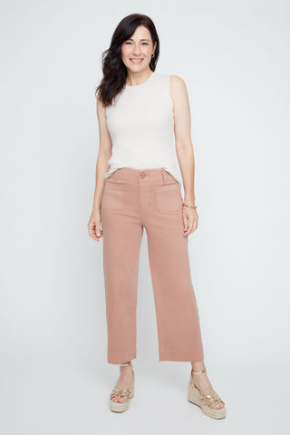 R10071 Woven Pant Crop