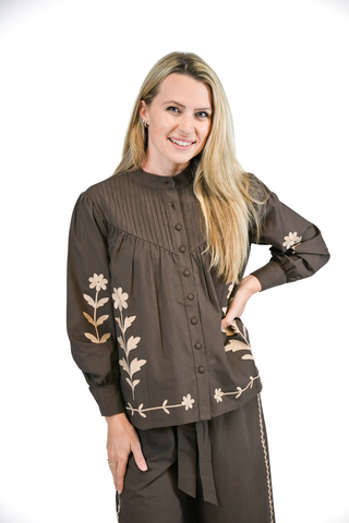 Verity Blouse Sandstone