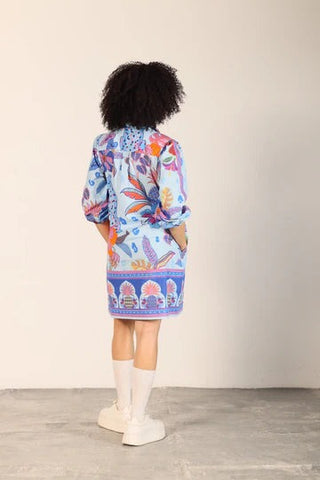 Ava Dress Azure Safari