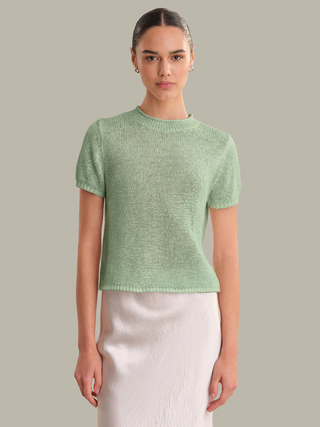 Faye rolled edge sweater