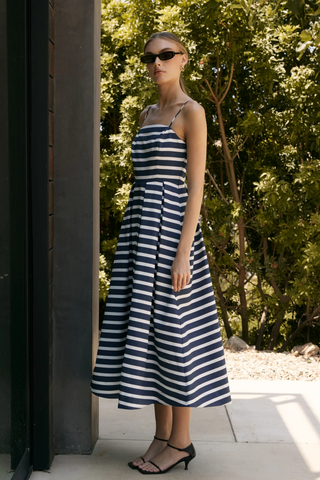 Striped Midi Dress