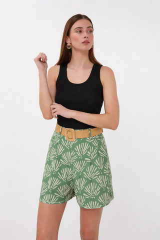 Singlet Satin Binding Rib Knit Tank