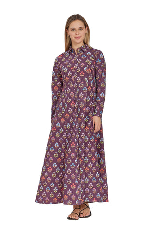 Classic Shirtdress Holiday Flowers 2