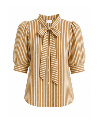 Peggy Blouse Winnetka Stripe
