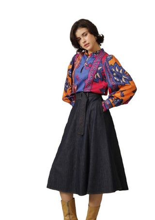 Layla Skirt - Blue