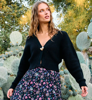 Heart Sweater Cardigan