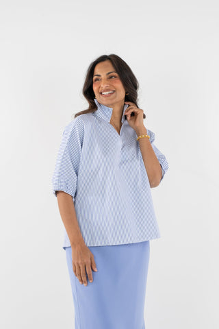 Poppy Top Grapemist Stripe