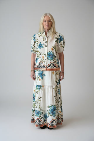 Kai Top Ivory Bloom