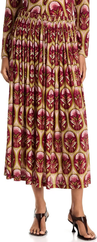 Garden Medal Multi Midi Skirt