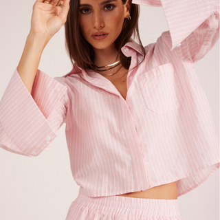 Kyle Crop Button Up