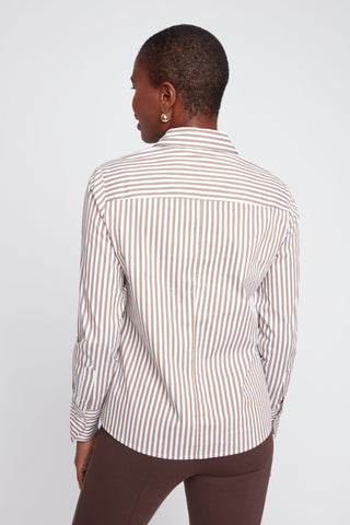 Stripe Button Up Storm Combo