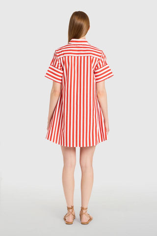 Dock Dress, Red Stripes