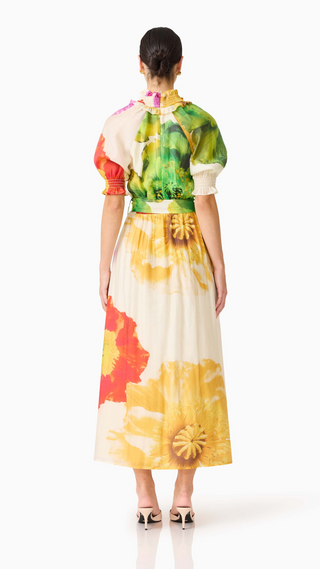 Lilia Puff Sleeve Maxi Dress