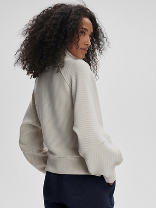 Milano Half Zip sweat 2.8-mirage grey/snow wht