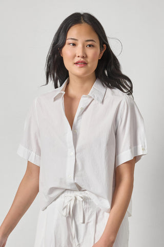 Folded Sleeve Button Down