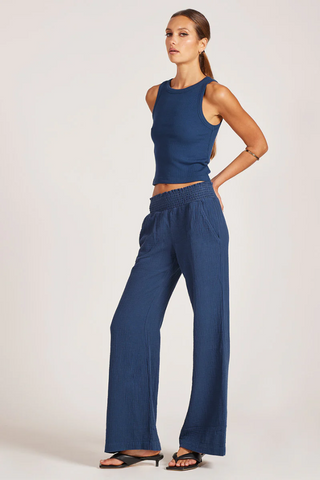 Cropped Wide Leg Pant