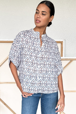 Mandarin Collar Top 2025