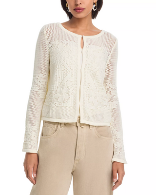 Marigold mesh sweater
