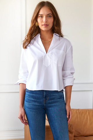 Joni Popover Solid Silky Poplin